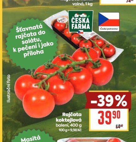 Rajčata koktejlová