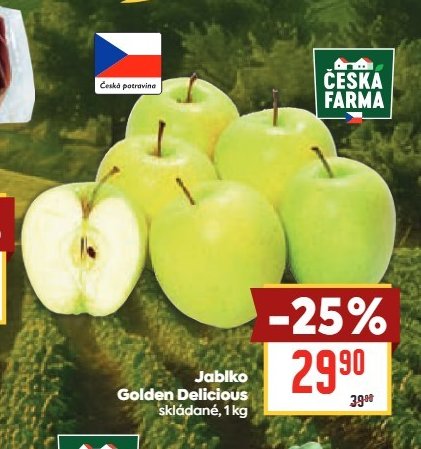 Jablko Golden Delicious
