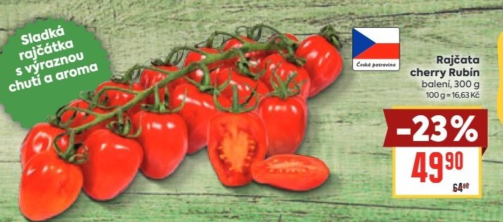 Rajčata cherry Rubín