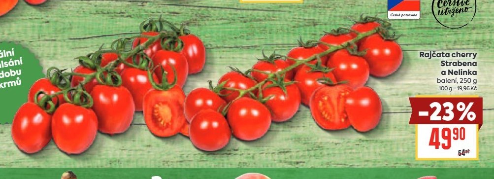Rajčata cherry Strabena a Nelinka