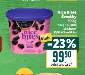 Nice Bites Švestky