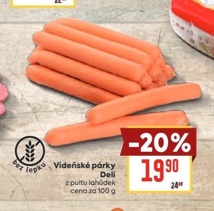 Vídeňské párky Deli