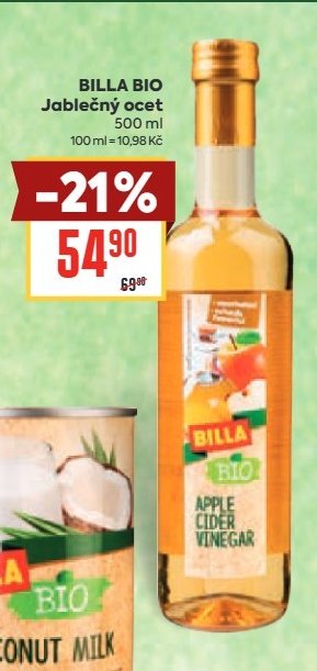 BILLA BIO Jablečný ocet