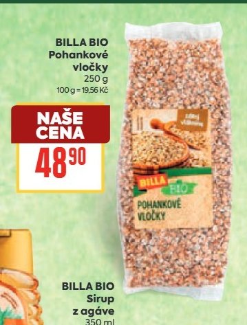 BILLA BIO Pohankové vločky