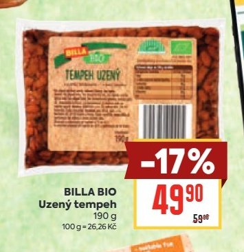 BILLA BIO Uzený tempeh