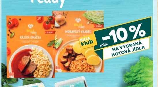 Billa Ready hotová jídla