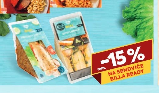 Billa Ready sendviče