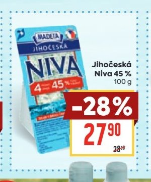 Madeta Jihočeská Niva 45 % 100 g