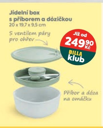 Jídelní box s příborem a dózičkou
