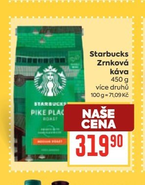 Starbucks Zrnková káva