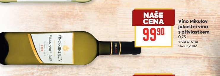 Vino Mikulov jakostní vína s přívlastkem