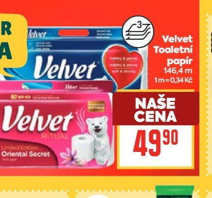 Velvet Toaletní papír