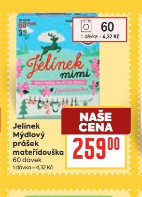 Jelínek Mýdlový prášek mateřídouška