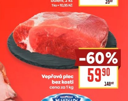 Vepřová plec bez kosti