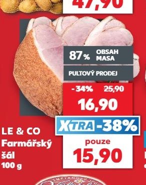 LE & CO Farmářský šál 100 g