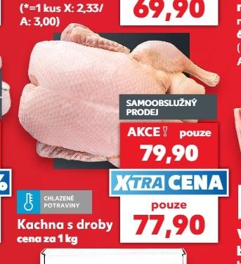 Kachna s droby cena za 1 kg