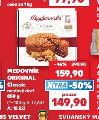 MEDOVNÍK ORIGINAL Classic medový dort 850 g