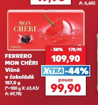 FERRERO MON CHÉRI Višně v čokoládě 157,5 g