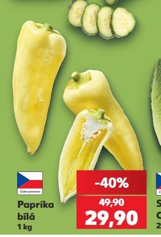 Paprika bílá