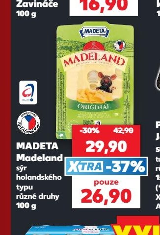 MADETA Madeland sýr holandského typu