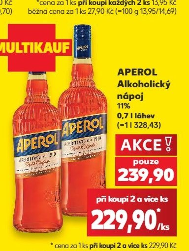 Aperol Alkoholický nápoj