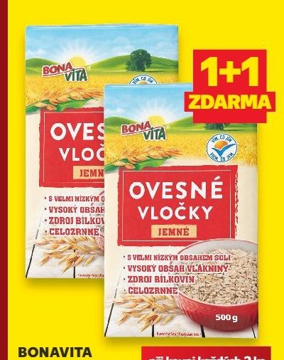 Bonavita Ovesné vločky
