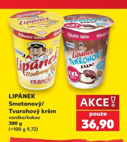 Lipánek Smetanový/Tvarohový krém