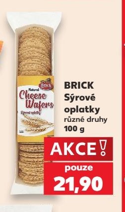 Brick Sýrové oplatky různé druhy