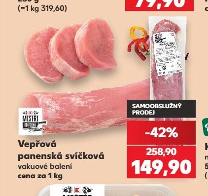 Vepřová panenská svíčková