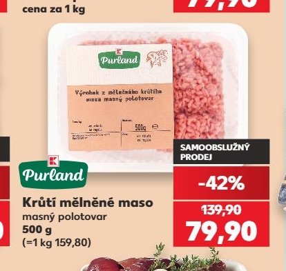 Purland Krůtí mělněné maso