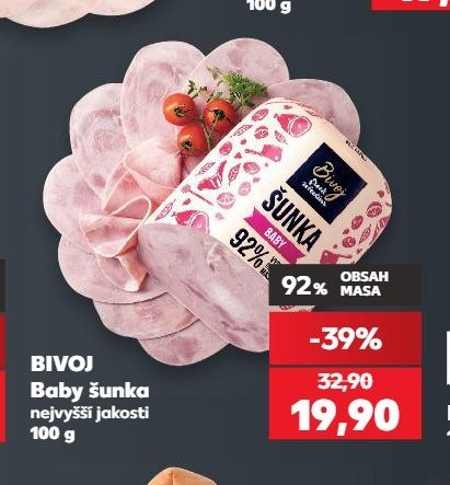 BIVOJ Baby šunka nejvyšší jakosti