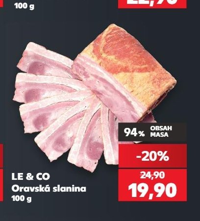 LE & CO Oravská slanina