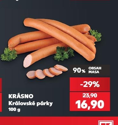KRÁSNO Královské párky