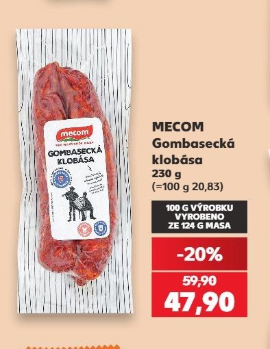 MECOM Gombasecká klobása