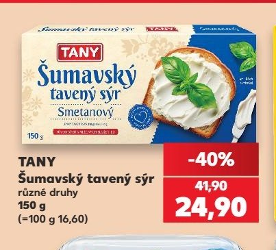 TANY Šumavský tavený sýr 150 g