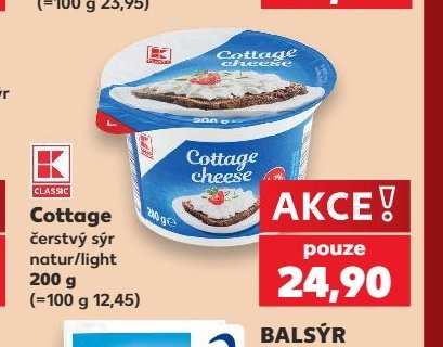 CLASSIC Cottage čerstvý sýr 200 g