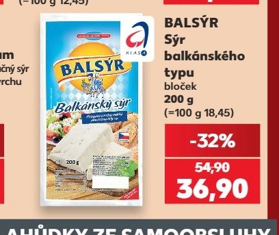 BALSÝR Sýr balkánského typu 200 g
