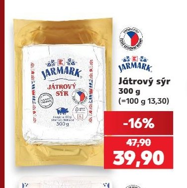 Játrový sýr 300 g
