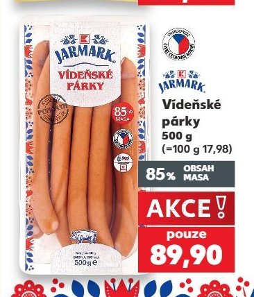 Vídeňské párky 500 g