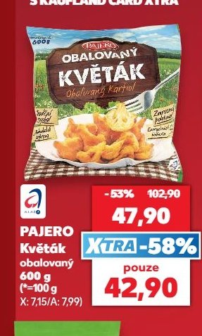 PAJERO Květák obalovaný