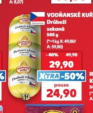 VODŇANSKÉ KUŘE Drůbeží sekaná