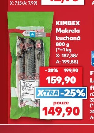 KIMBEX Makrela kuchaná
