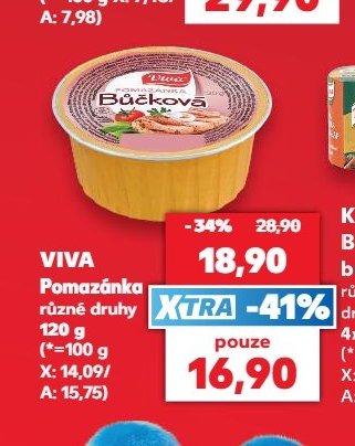 VIVA Pomazánka různé druhy 120 g