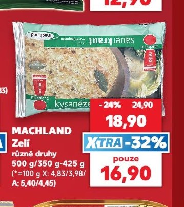 MACHLAND Zelí různé druhy 500 g / 350 g - 425 g
