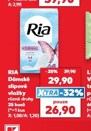 RIA Dámské slipové vložky