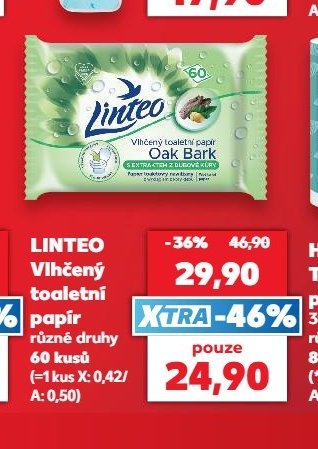 LINTEO Vlhčený toaletní papír