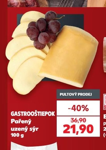 Gastrooštiepok Pařený uzený sýr