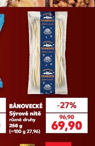 Bánovecké Sýrové nitě