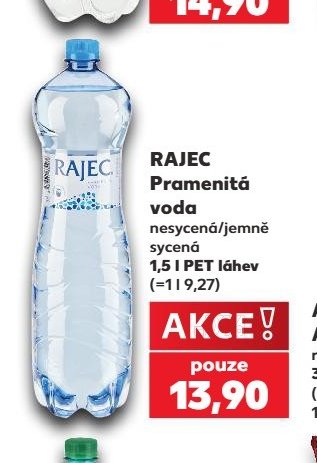 Rajec pramenitá voda