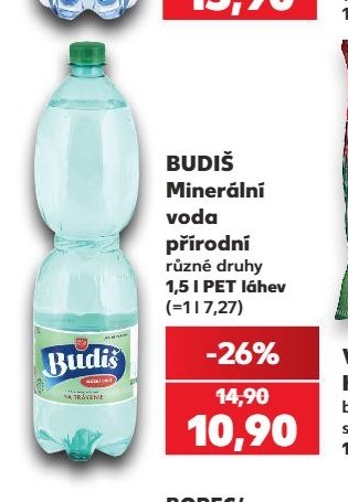 Budiš minerální voda